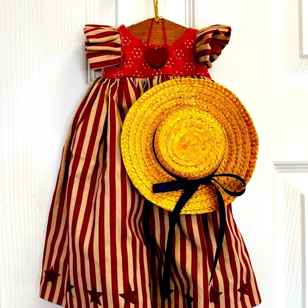 Patriotic Country-Style Doll Dress Decoration